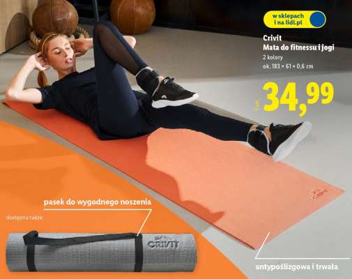 Crivit Mata do fitnessu i jogi