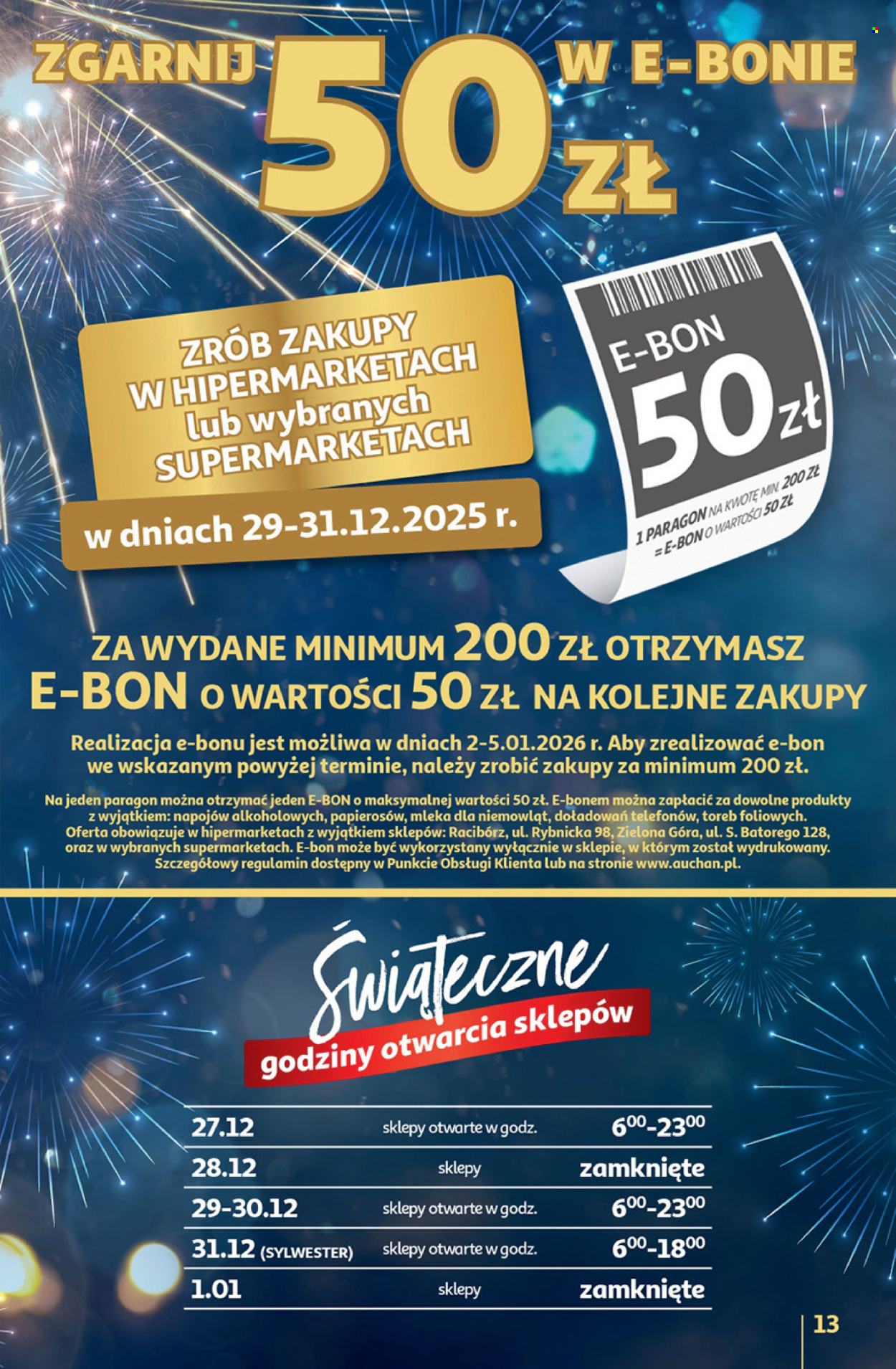 Gazetka Auchan - 27.12.2025 - 31.12.2025. Strona 13
