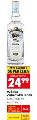 Wódka Żubrówka Biała