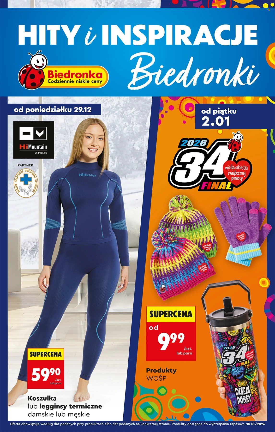 Gazetka Biedronka - 29.12.2025 - 14.01.2026. Strona 1