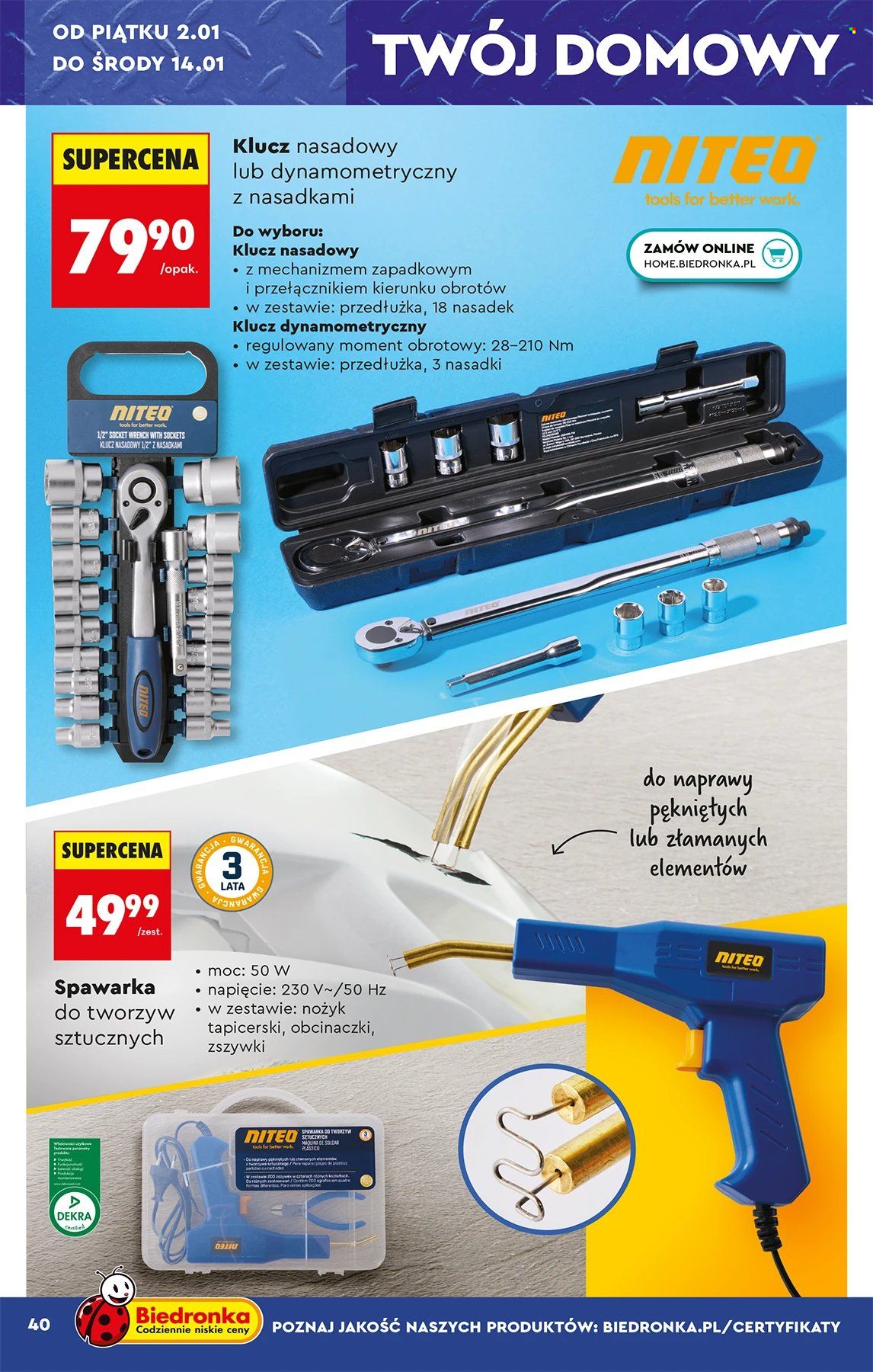 Gazetka Biedronka - 29.12.2025 - 14.01.2026. Strona 40