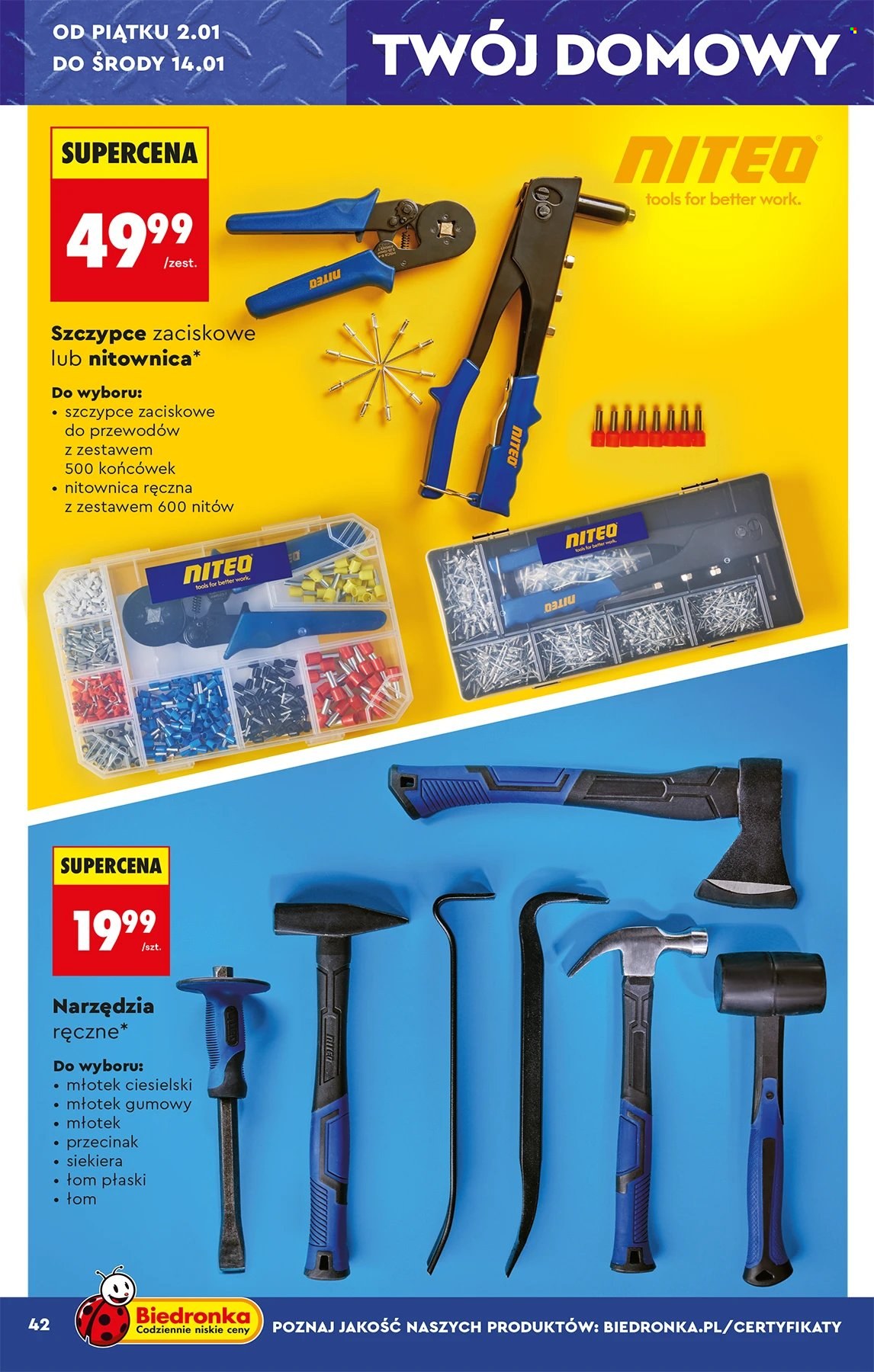 Gazetka Biedronka - 29.12.2025 - 14.01.2026. Strona 42
