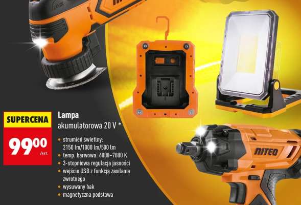 Lampa akumulatorowa 20 V