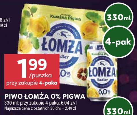 PIWO ŁOMŻA 0% PIGWA