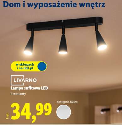 LIVARNO Lampa sufitowa LED