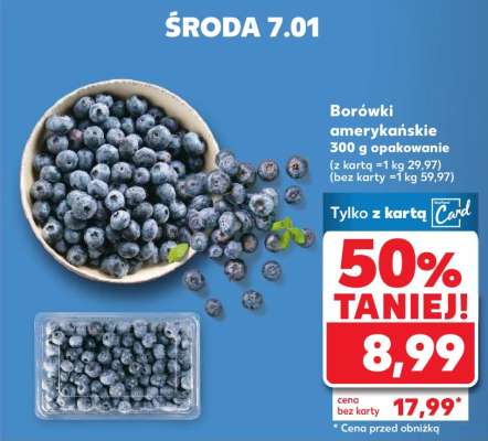 Borówki amerykańskie 300 g opakowanie
