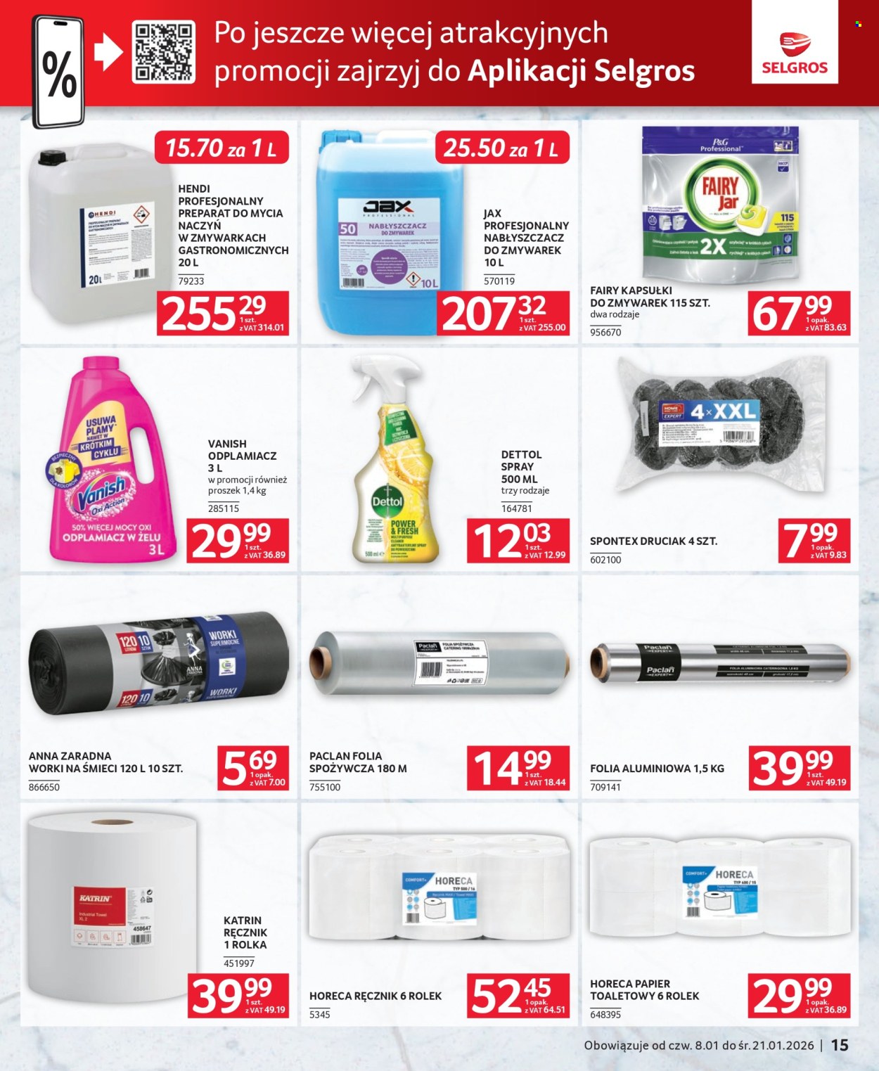 Gazetka Selgros - 8.01.2026 - 21.01.2026. Strona 15