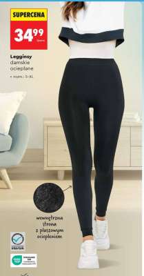 Legginsy damskie ocieplane