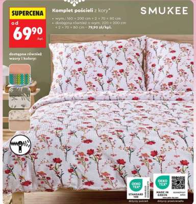 Komplet pościeli z kory