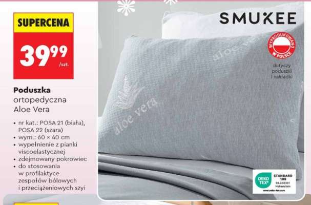 Poduszka ortopedyczna Aloe Vera