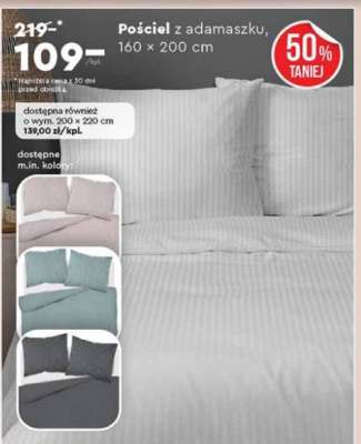 Pościel z adamaszku, 160 x 200 cm