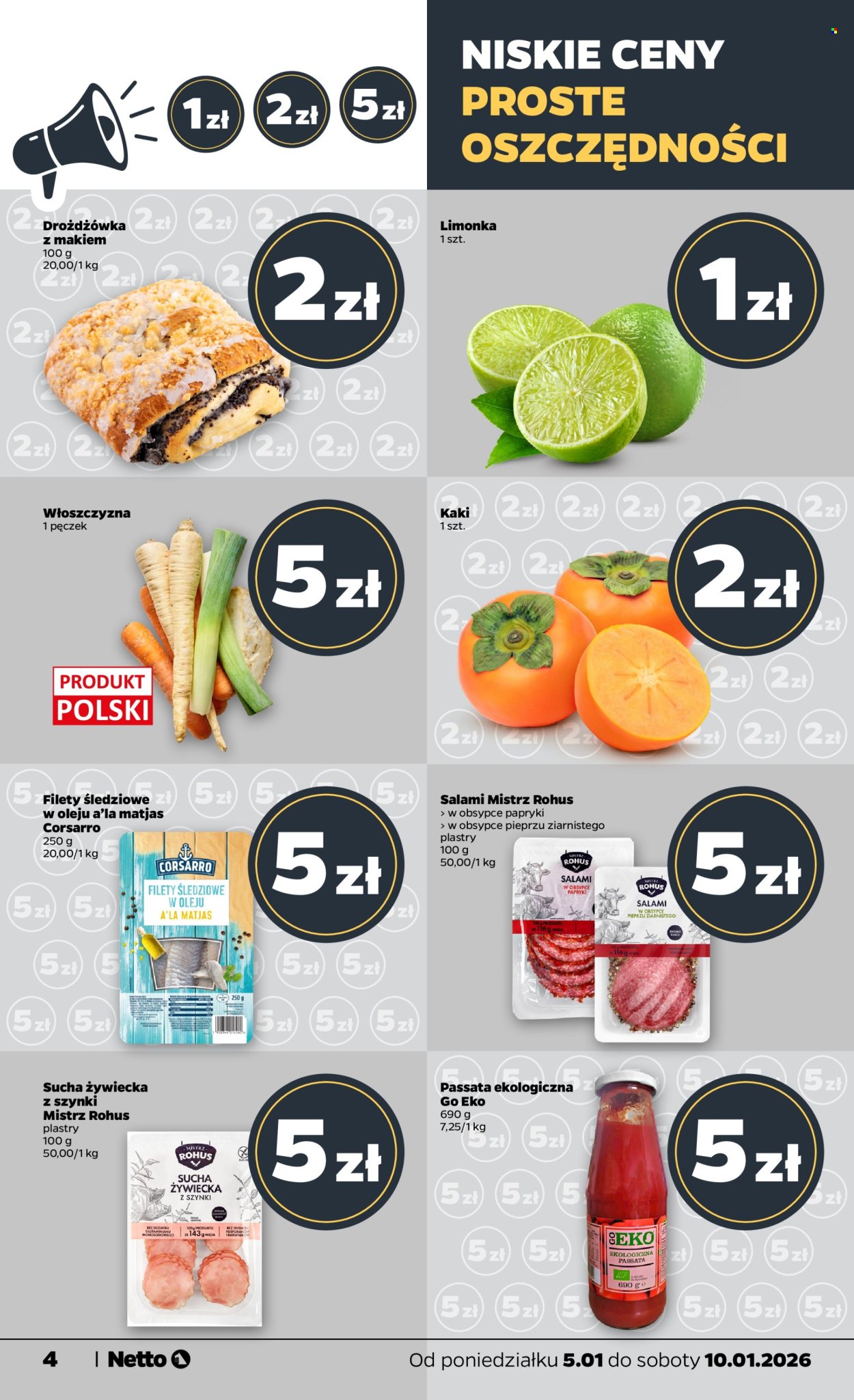 Gazetka Netto - 5.01.2026 - 10.01.2026. Strona 4