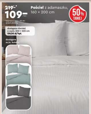 Pościel z adamaszku, 160 x 200 cm