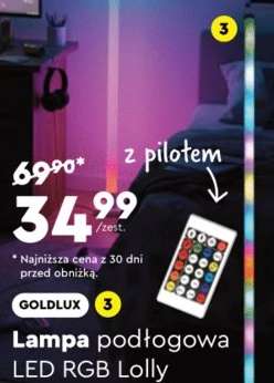 Lampa podłogowa LED RGB Lolly