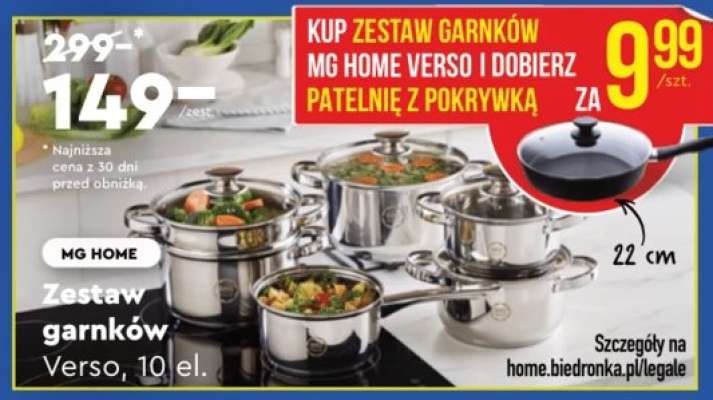 Zestaw garnków VERSO, 10 el.