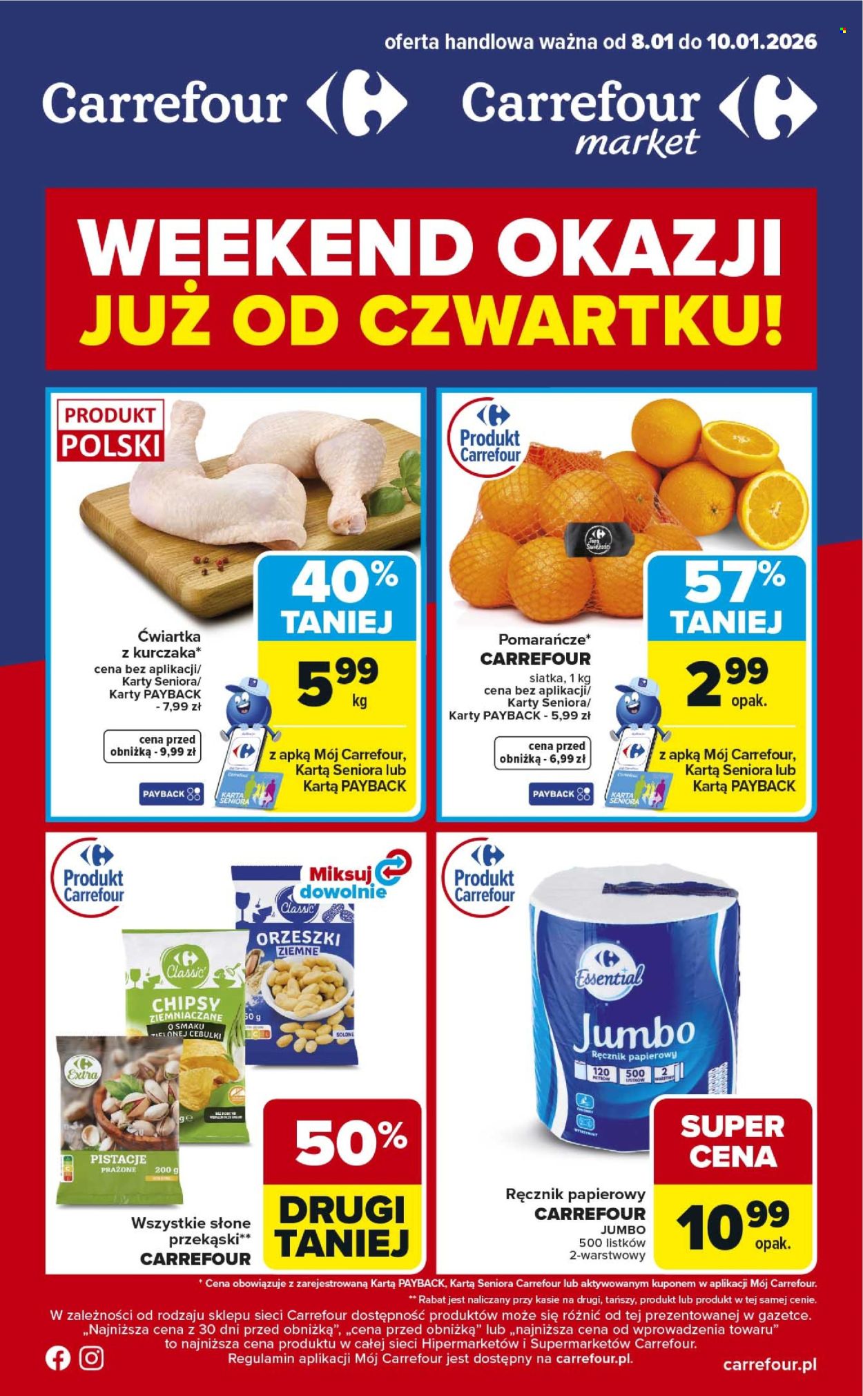 Gazetka Carrefour - 8.01.2026 - 10.01.2026. Strona 1