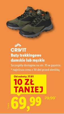 CRIVIT Buty trekkingowe damskie lub męskie