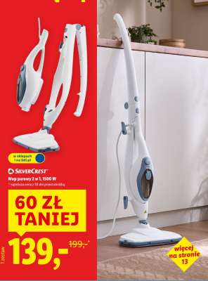 Mop parowy 2 w 1, 1500 W
