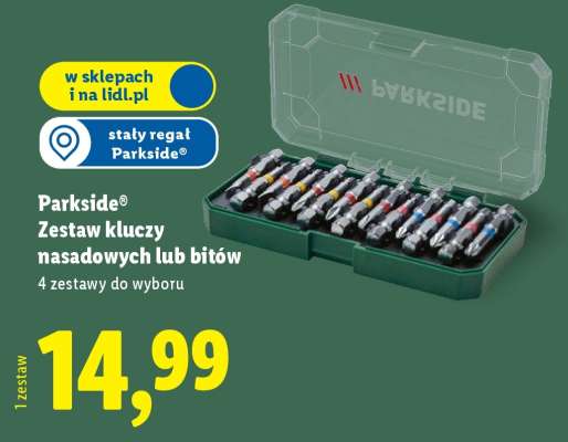 Parkside Zestaw kluczy nasadowych lub bitów