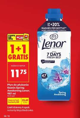 Płyn do płukania tkanin Spring Awakening Lenor, 987 ml
