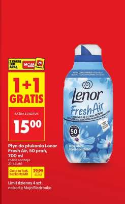 Płyn do płukania Lenor Fresh Air, 50 prań, 700 ml