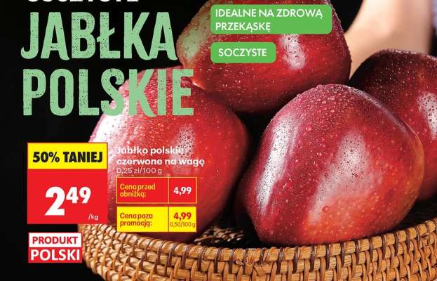 Jabłko polskie czerwone na wage