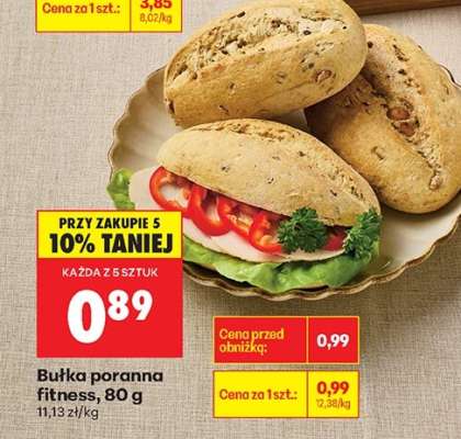 bułka poranna fitness , 80 g
