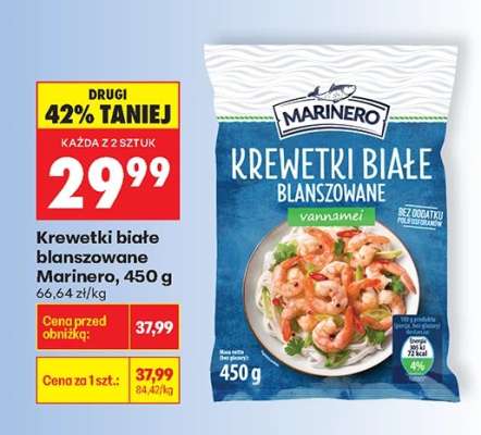 Krewetki białe blanszowane Marinero 450 g