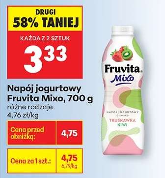 Napój jogurtowy Fruvita Mixo, 700 g
