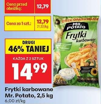 Frytki karbowane Mr. Potato 2,5 kg