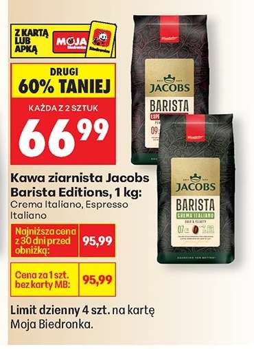 KAWA ZIARNISTA JACOBS BARISTA EDITIONS 1 KG