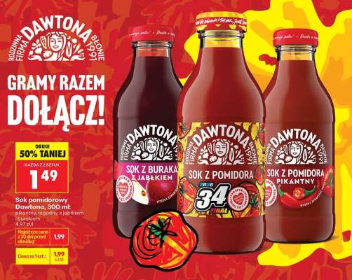 Sok pomidorowy Dawtona, 300 ml