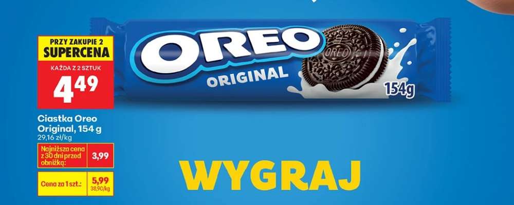 Ciastka Oreo Original, 154 g