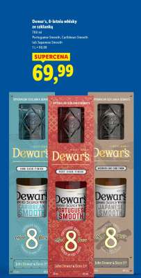 Dewar's, 8-letnia whisky ze szklanką