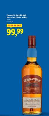 Tamnavulin Speyside Malt Sherry Cask Edition, whisky