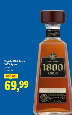 Tequila 1800 Anejo 100% Agave