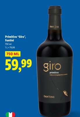 Primitivo 'Giro', Fantini