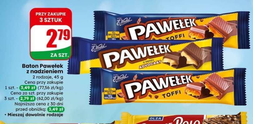 Baton Pawełek z nadzieniem