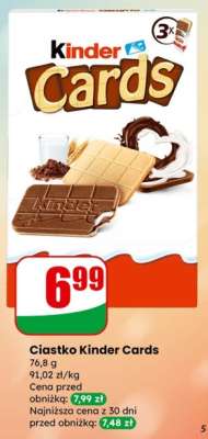 Ciastko Kinder Cards