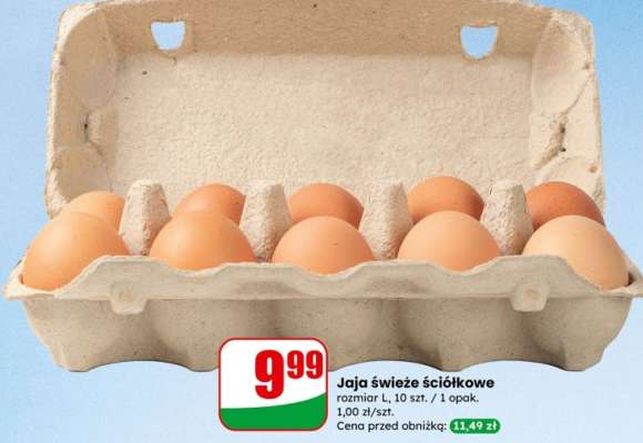 Jaja świeże ściółkowe