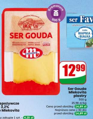 Ser Gouda Mlekovita plastry