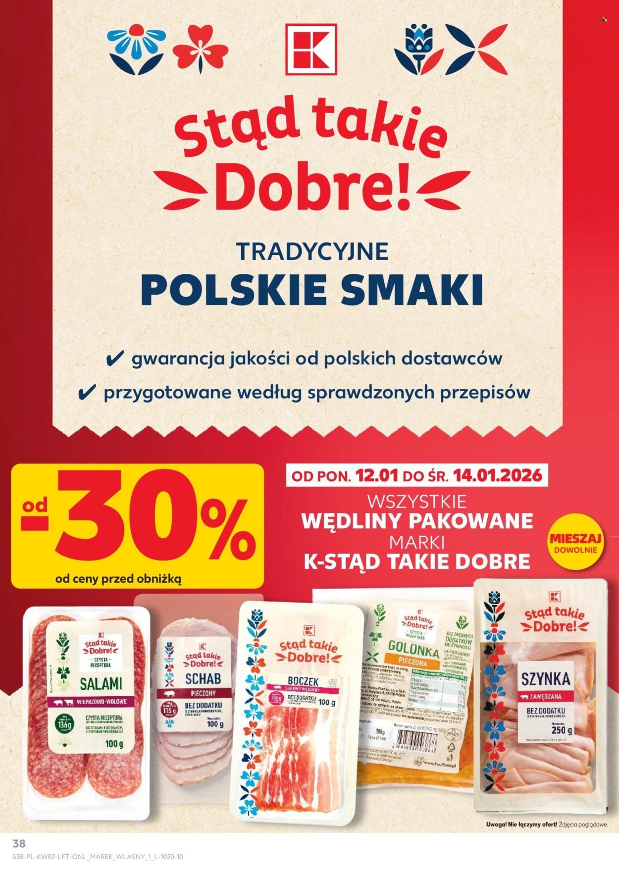 Gazetka Kaufland - 8.01.2026 - 14.01.2026. Strona 38