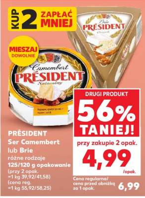 PRÉSIDENT Ser Camembert lub Brie