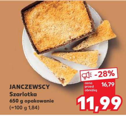 JANCZEWSCY Szarlotka 650 g opakowanie