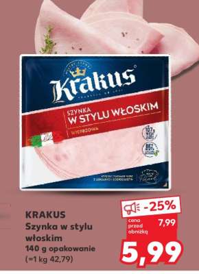 KRAKUS Szynka w stylu włoskim