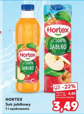 HORTEX Sok jabłkowy 1 l opakowanie