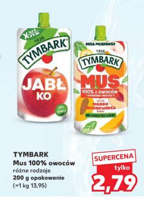 TYMBARK Mus 100% owoców