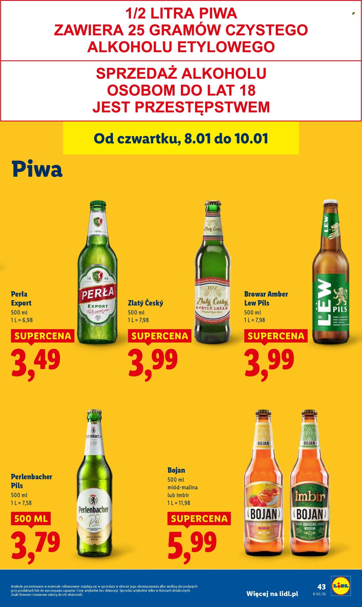 Gazetka Lidl - 8.01.2026 - 10.01.2026. Strona 43