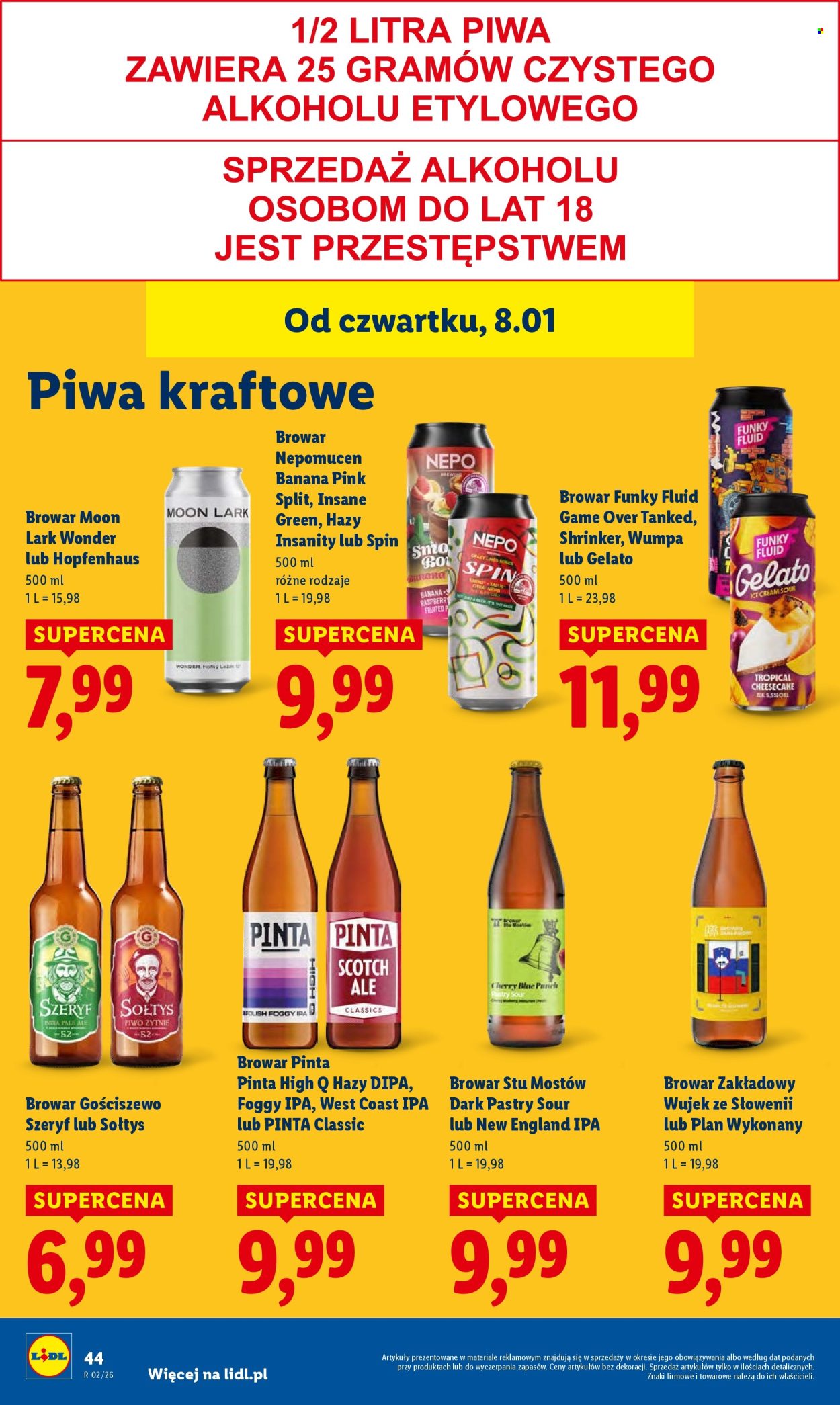 Gazetka Lidl - 8.01.2026 - 10.01.2026. Strona 44