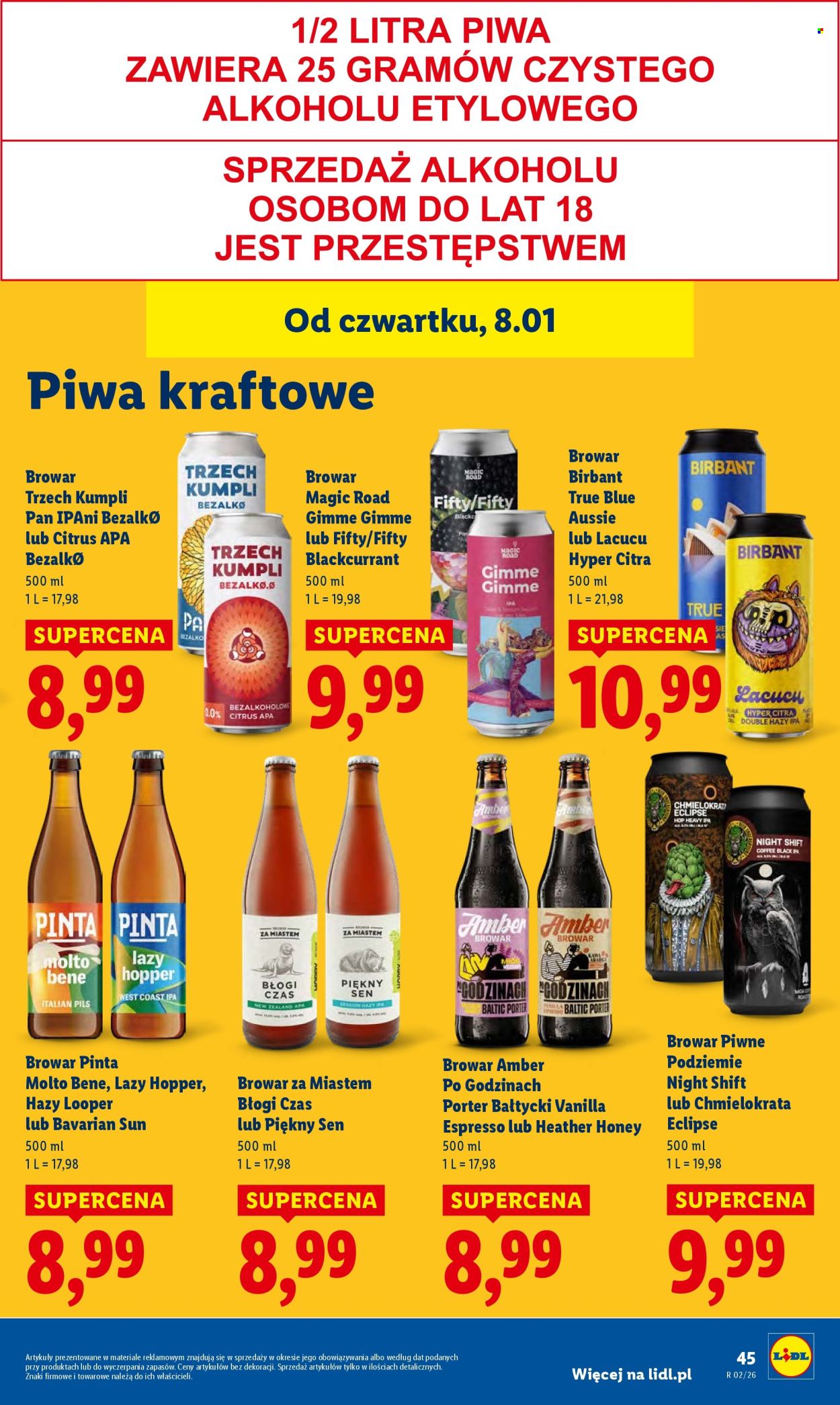 Gazetka Lidl - 8.01.2026 - 10.01.2026. Strona 45